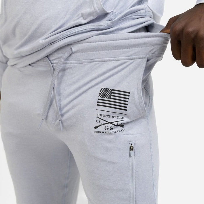 Grunt Style Men's All-Day Jogger - Heather Artic Gray