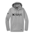 Men's Athletic Silver Hooded Sweatshirt