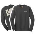 Mens Dark Grey Long Sleeved T-Shirt