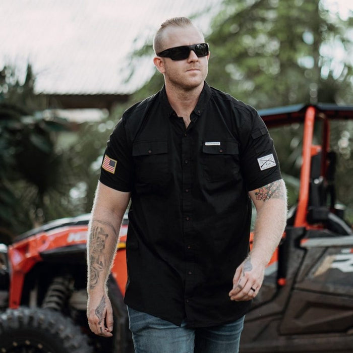 Grunt Style Grunt Style Garage Button Down - Black other tops