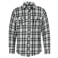 Men's GS Plaid Flannel - White