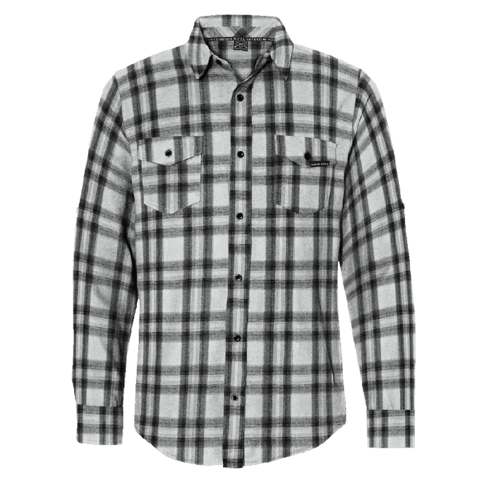 Men's GS Plaid Flannel - White