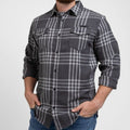 Grunt Style Men's GS Plaid Flannel - Gray