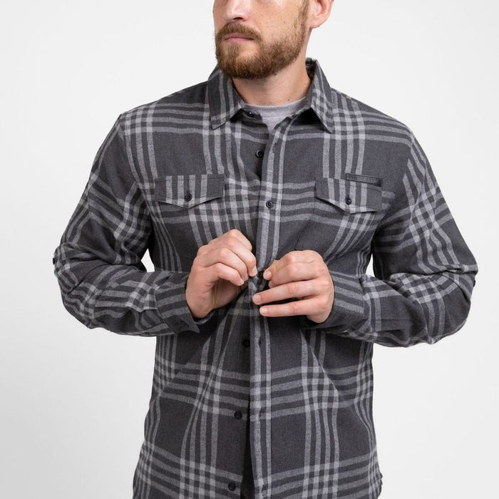 Grunt Style Men's GS Plaid Flannel - Gray
