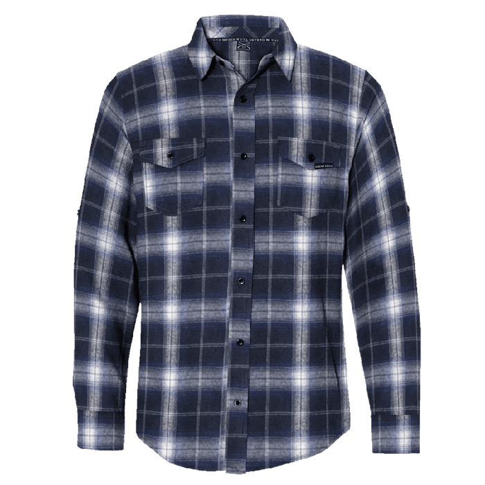 Men's Plaid Flannel - Navy