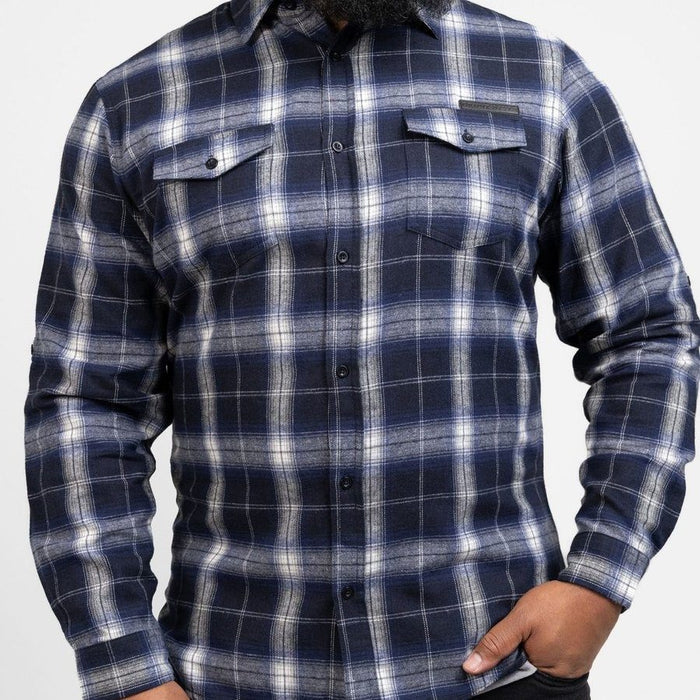 Grunt Style Men's GS Plaid Flannel - Navy