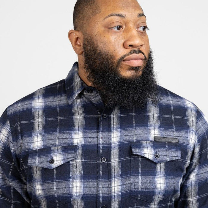 Grunt Style Men's GS Plaid Flannel - Navy