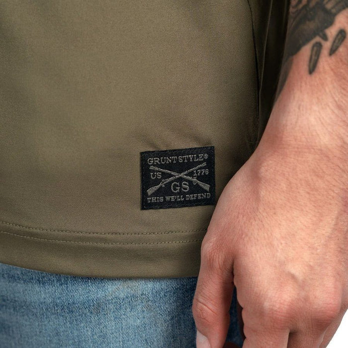 Men's Polo - Military Green