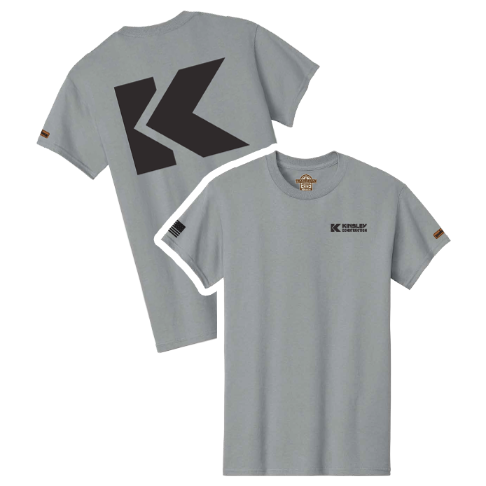 Mens Short Sleeved T-Shirt (Gravel)