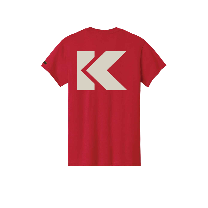 Mens Short Sleeved T-Shirt (Red)