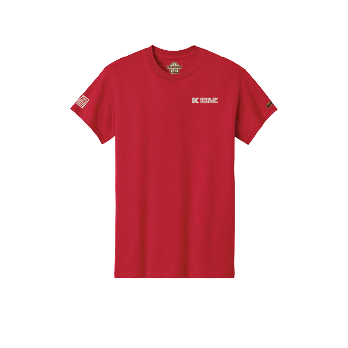 Mens Short Sleeved T-Shirt (Red)