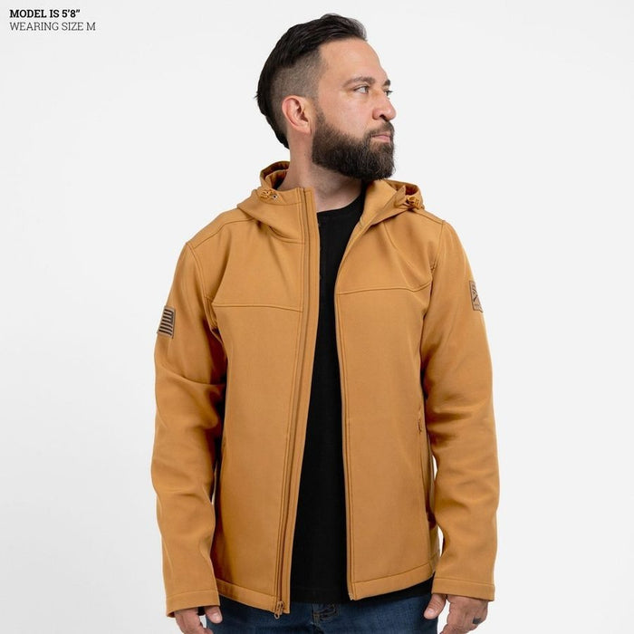 Grunt Style Men's Soft Shell Jacket - Coyote