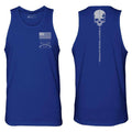 Blue Strength Through Suffering Men's Workout Tank Top
