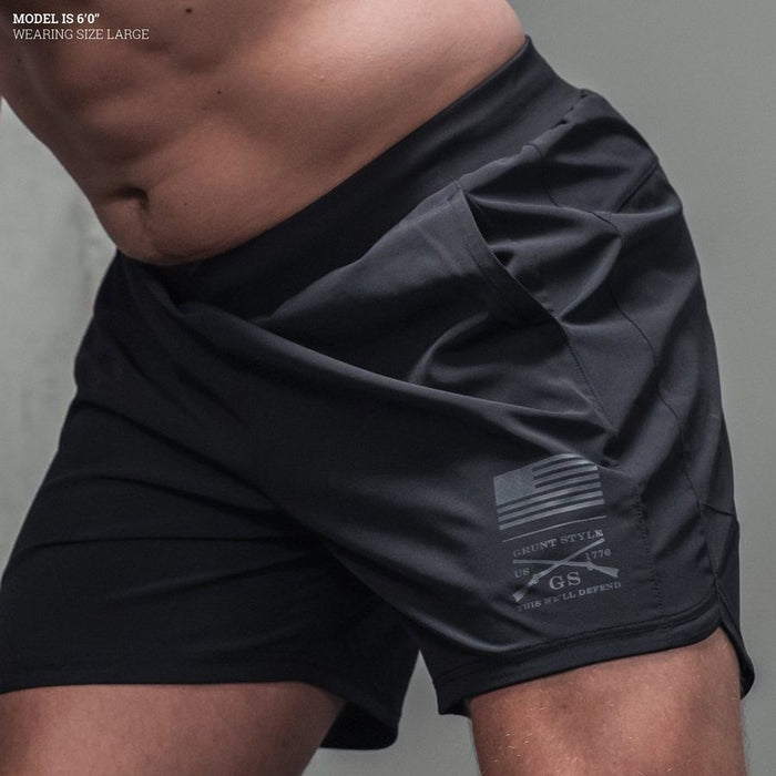 Grunt Style Men's Training Shorts - Black