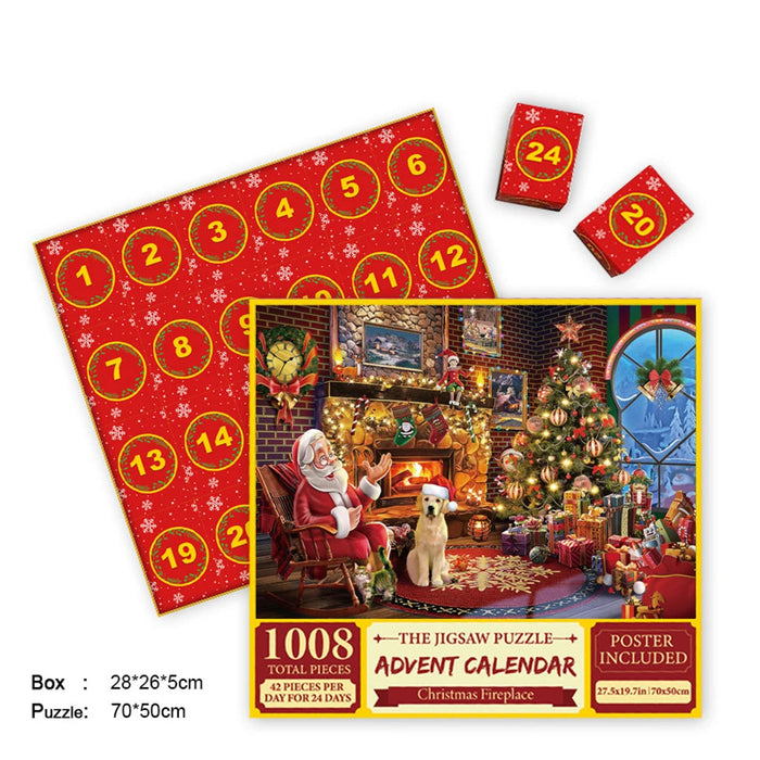Santa's House / 70 x 50 Centimeters