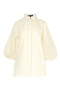 Monogram Embossed Puff Shirt - Ivory