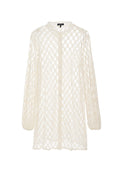 Monogram Embroidery Tunic - Cream