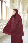 monogram mini capsule prayer robe in red by buttonscarves