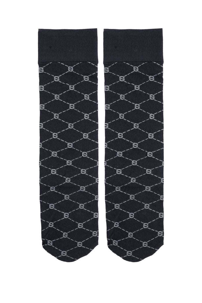 Monogram Nylon Socks - Black