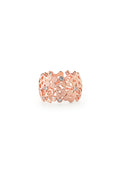 Monogram Ring Brooch - Rose Gold