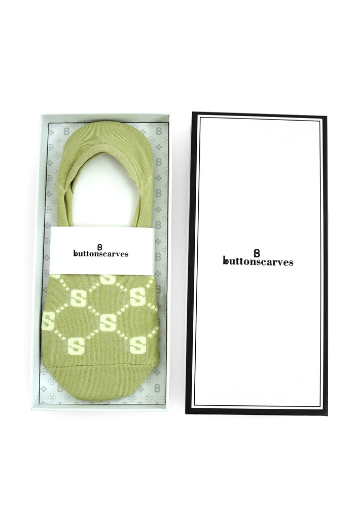 Monogram Socks Green