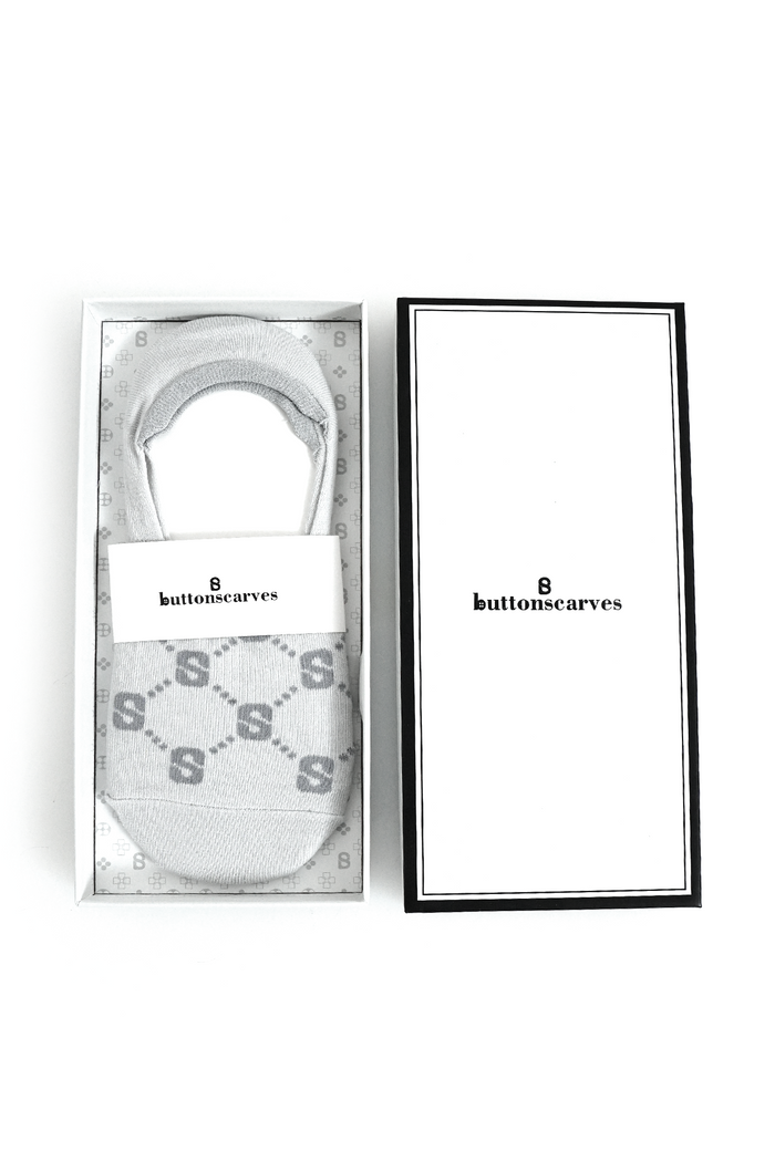 Monogram Socks Grey
