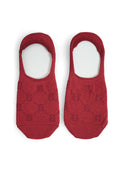 Monogram Socks Maroon