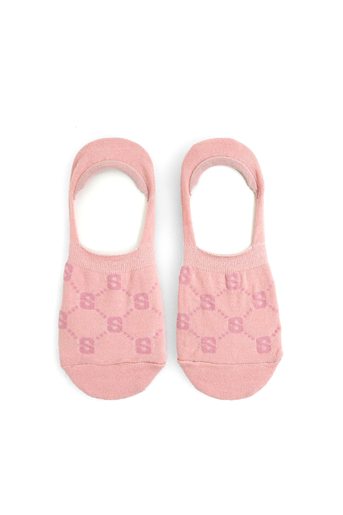 Monogram Socks Pink