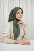 Monogram Voile Square - Dark Forest