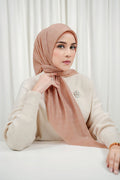 Monogram Voile Square - Persimmon