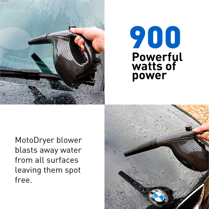 MotoDryer - Motorcycle and Car Dryer. This Blower Dryer has a Powerful Force of Warm-Hot Filtered Air.