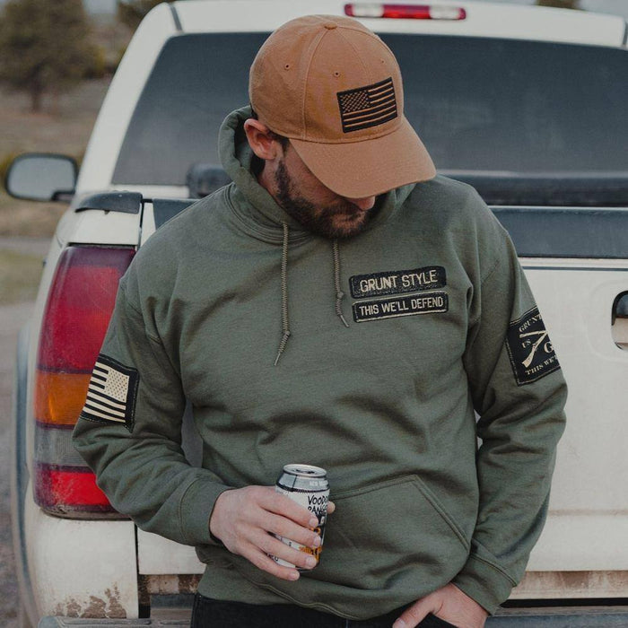 Men's Sweatshirt Grunt Style Name Tape | Grunt Style