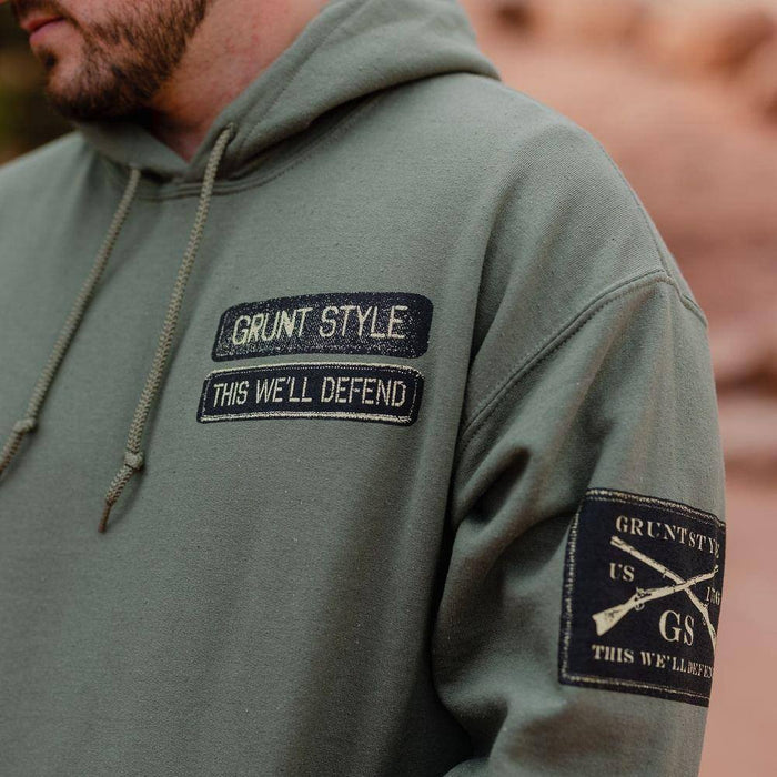 Grunt Style Name Tape Hoodie | Grunt Style