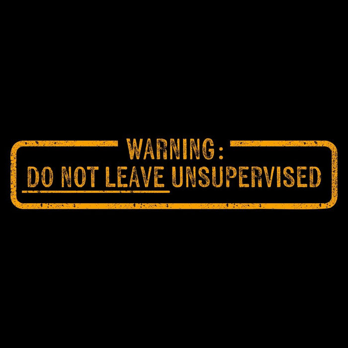 Grunt Style Needs Supervision Hoodie - Black artwork