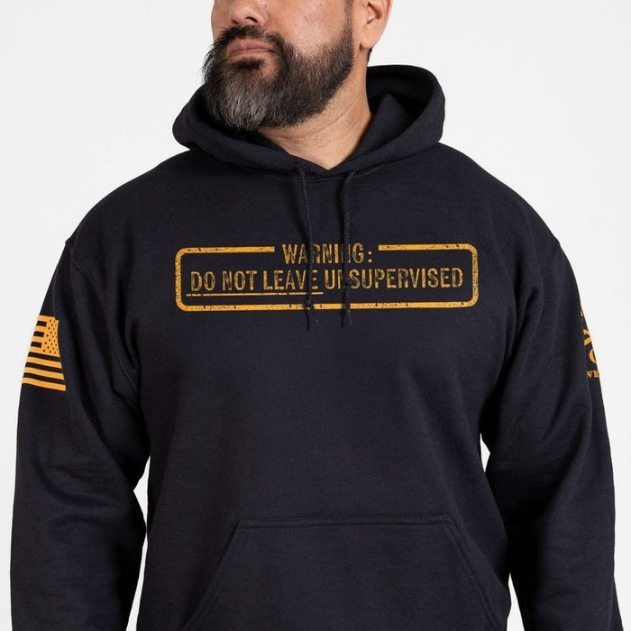 Needs Supervision Hoodie - Black