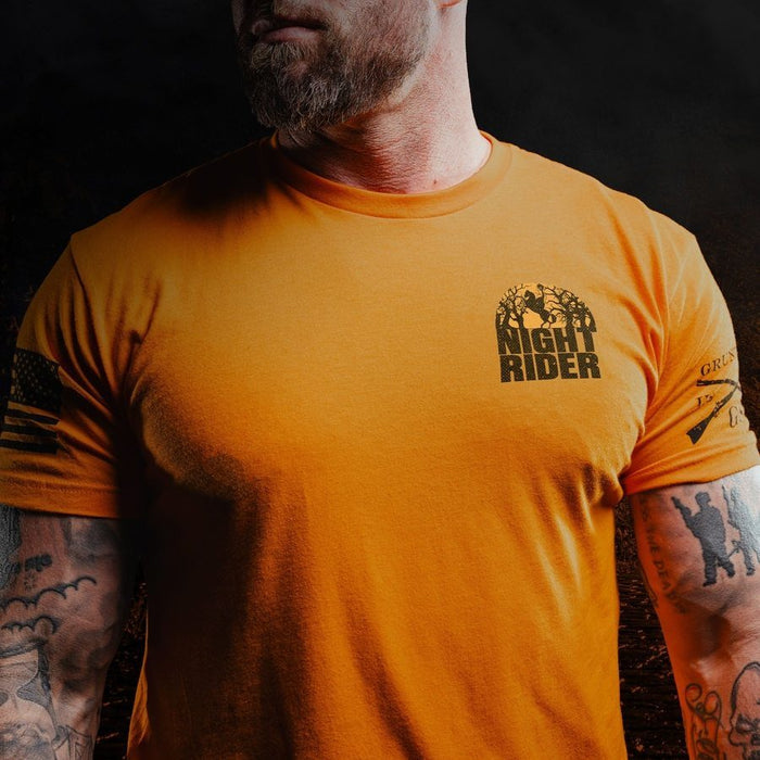 Night Rider T-Shirt - Orange