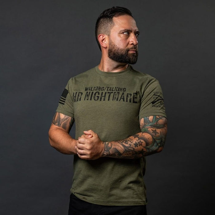 Grunt Style HR Nightmare T-Shirt - Military Green T-Shirt
