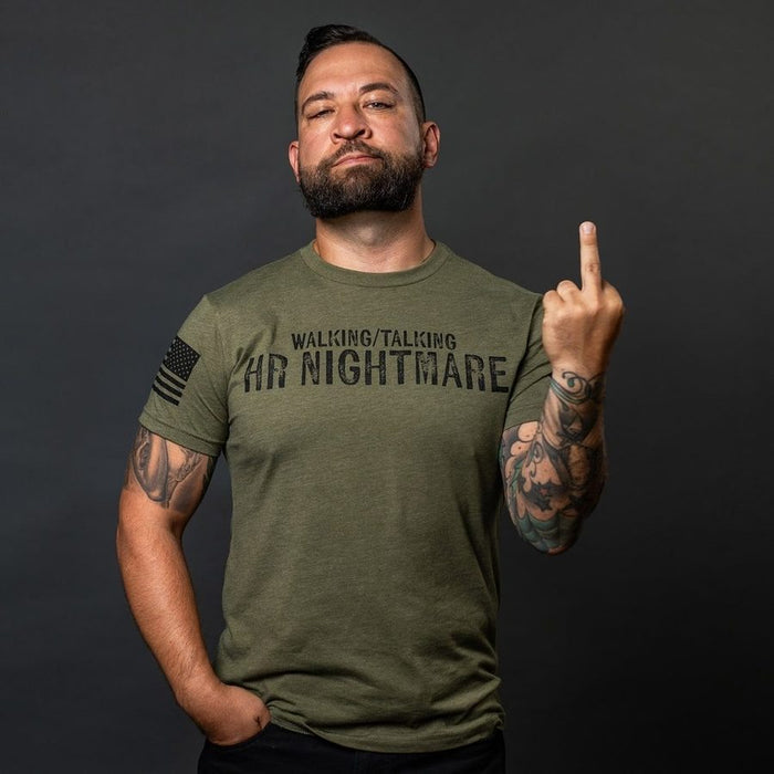 Grunt Style HR Nightmare T-Shirt - Military Green T-Shirt
