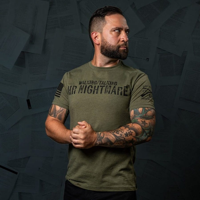 Grunt Style HR Nightmare T-Shirt - Military Green T-Shirt