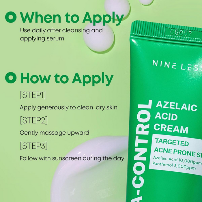 Nineless A-Control Azelaic Acid Cream 50ml