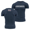 No Easy Days Fire T-Shirt - Midnight Navy