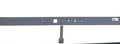 Dark Gray Norcold Refrigerator Eyebrow Control Panel 640087 - Front View | United RV Parts