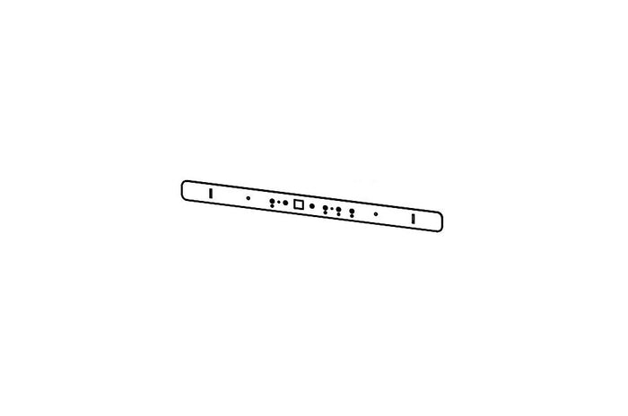 Norcold 640087 Eyebrow Kit Line Drawing - Angled Isolated View | United RV Parts