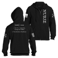 Grunt Style Nurse Defined Full-Zip Hoodie - Black