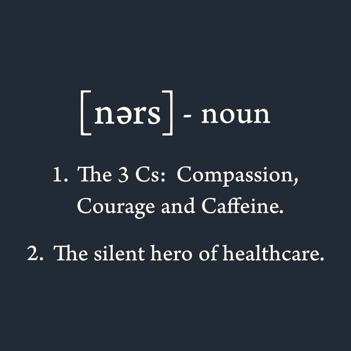 Grunt Style Nurse Defined Hoodie - Navy-artwork