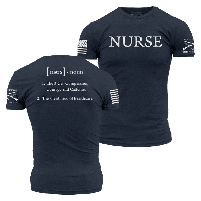 Grunt Style Nurse Defined T-Shirt - Midnight Navy