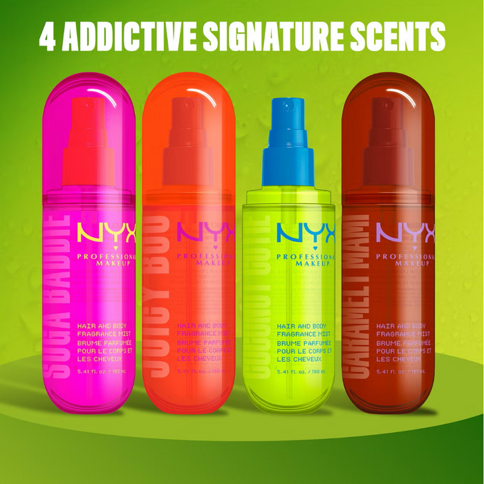 NYX Professional Makeup Fat Oil Hair & Body Fragrance Mist Coconut Cutie 80ml