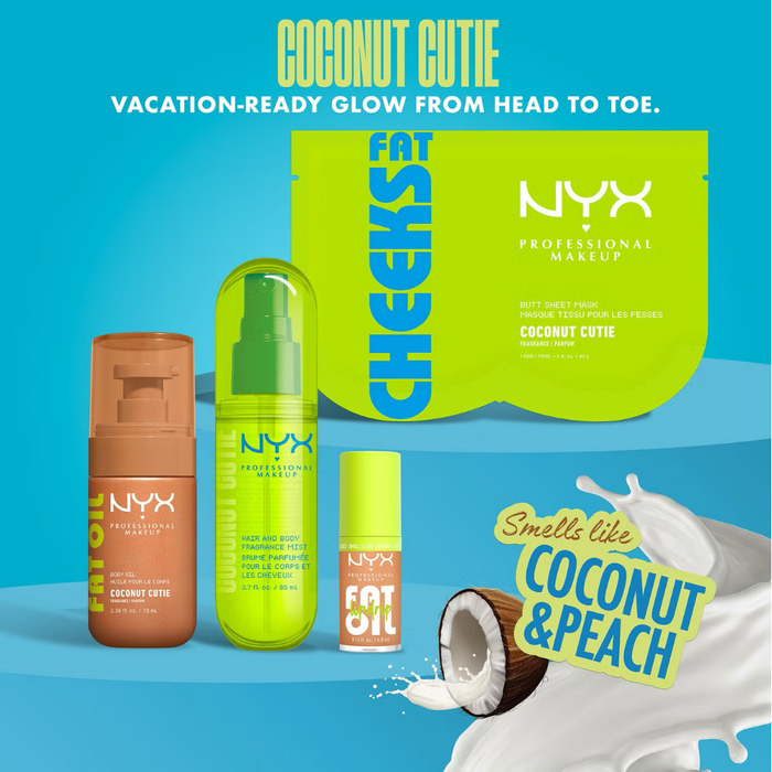 NYX Professional Makeup Fat Oil Hair & Body Fragrance Mist Coconut Cutie 80ml