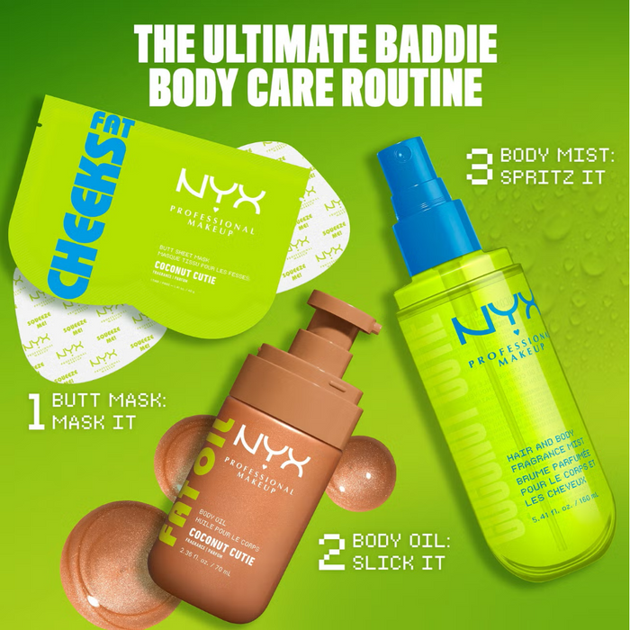 NYX Professional Makeup Fat Oil Hair & Body Fragrance Mist Coconut Cutie 80ml