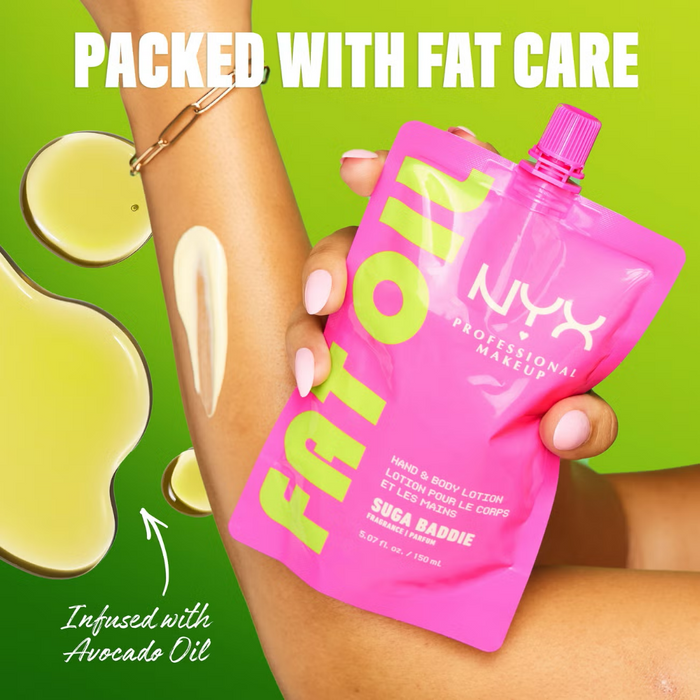 NYX Professional Makeup Fat Oil Suga Baddie Hand & Body Lotion 150ml